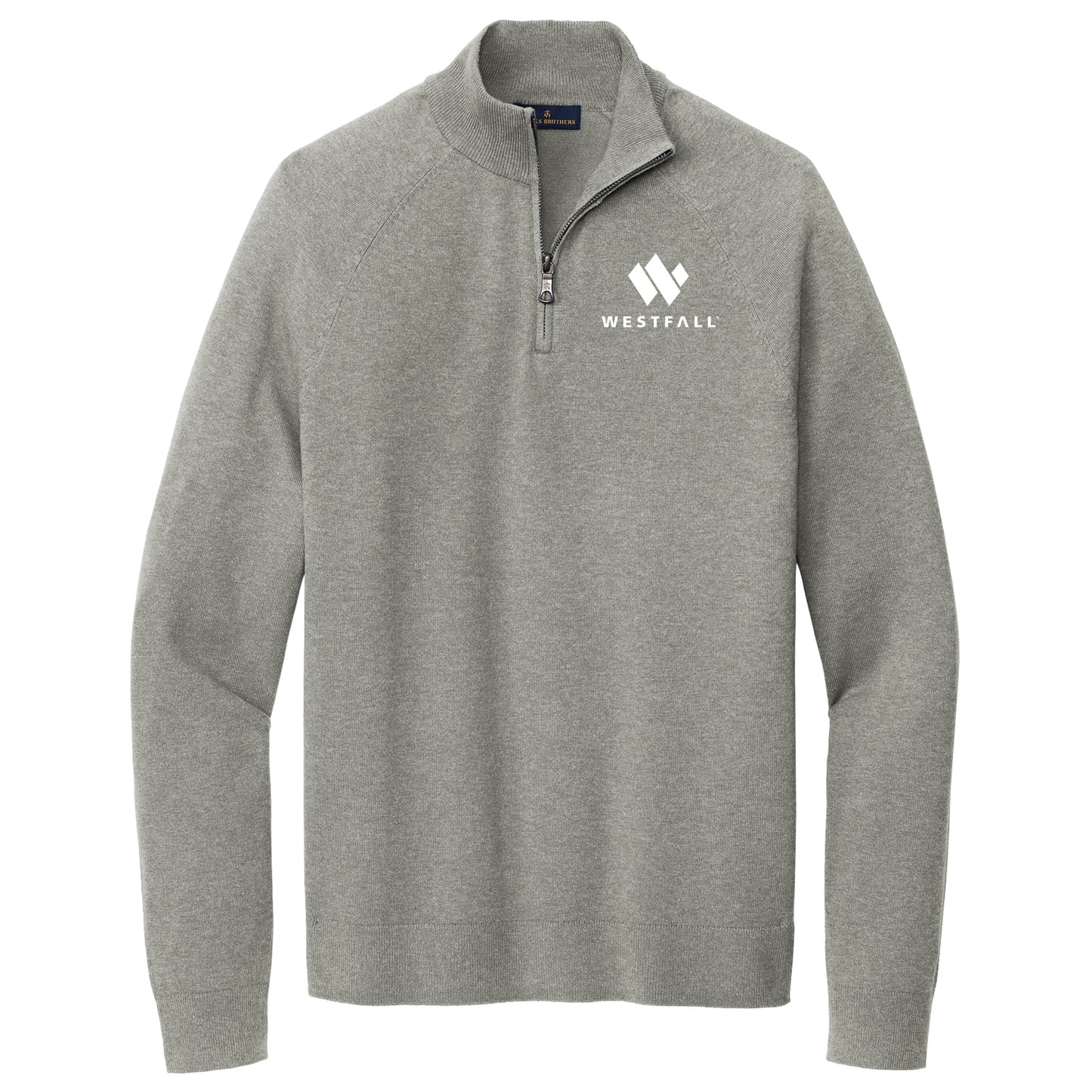 Brooks Brothers® Cotton Stretch 1/4-Zip Sweater