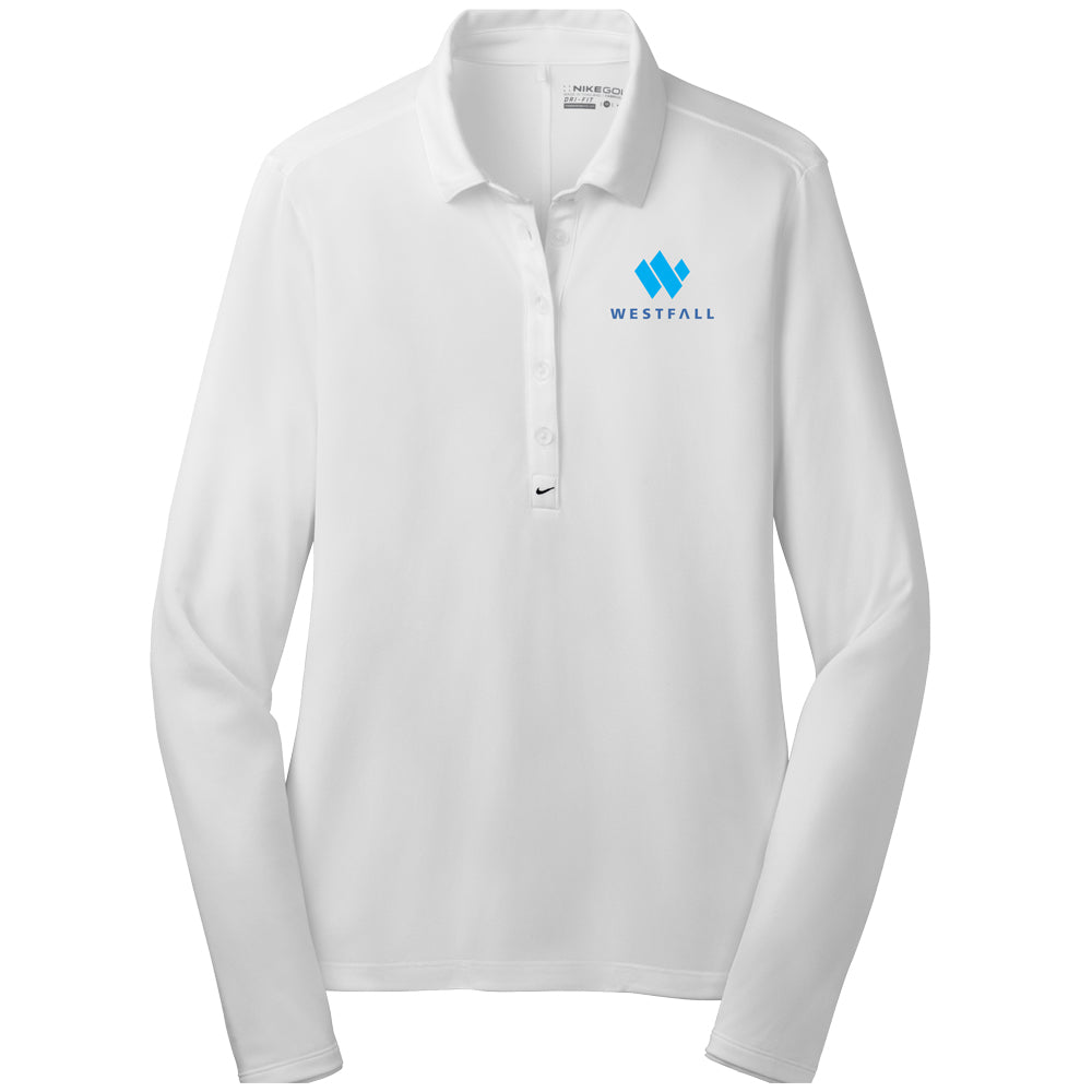 Nike Ladies Long Sleeve Dri-FIT Stretch Tech Polo