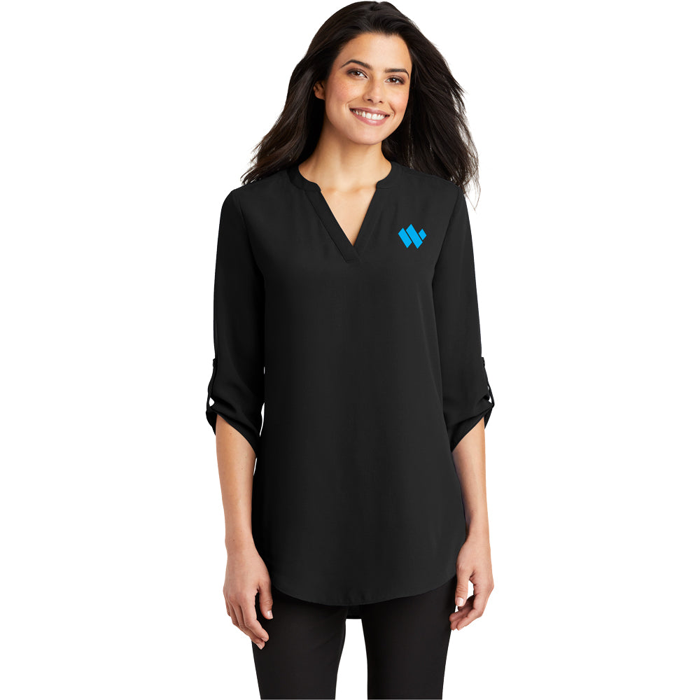 Ladies 3/4 Sleeve Tunic Blouse