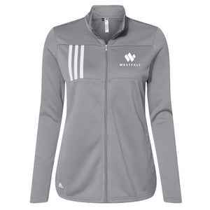 Adidas Women's 3-Stripes Double Knit Full-Zip