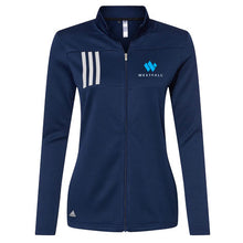 Load image into Gallery viewer, Adidas Women&#39;s 3-Stripes Double Knit Full-Zip
