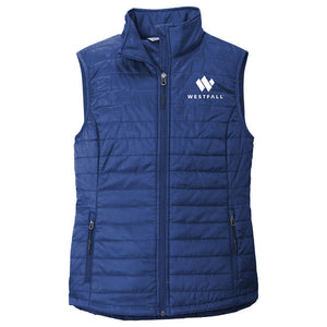 Ladies Packable Puffy Vest