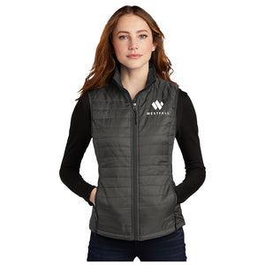 Ladies Packable Puffy Vest