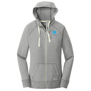 New Era® Ladies Sueded Cotton Blend Full-Zip Hoodie