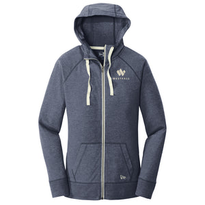 New Era® Ladies Sueded Cotton Blend Full-Zip Hoodie