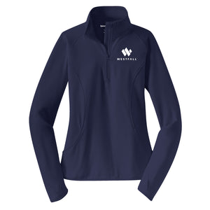 Ladies Sport-Wick Stretch Half Zip Pullover