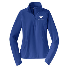 Load image into Gallery viewer, Ladies Sport-Wick Stretch Half Zip Pullover
