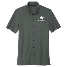 Load image into Gallery viewer, Mercer+Mettle Stretch Pique Full-Button Polo
