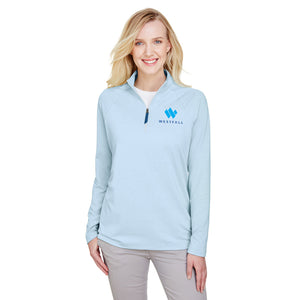 Devon & Jones Ladies Crownlux Clubhouse 1/4 Zip