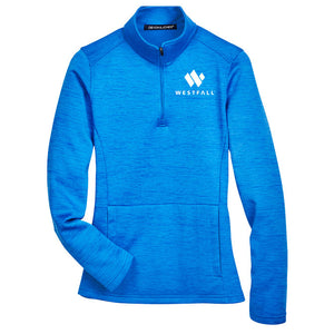 Ladies' Newbury Mélange Fleece Quarter-Zip