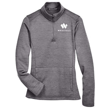 Load image into Gallery viewer, Ladies&#39; Newbury Mélange Fleece Quarter-Zip
