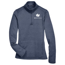 Load image into Gallery viewer, Ladies&#39; Newbury Mélange Fleece Quarter-Zip
